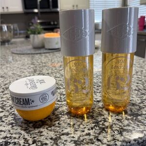 Sol de Janeiro 8 oz body sprays and 5 oz bum bum cream